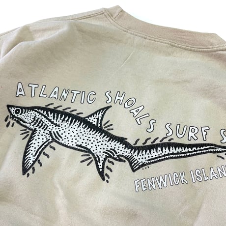 00's GILDAN "Atlantic Shoals Surf Shop" Sweat Mサイズ