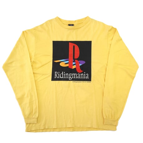 00's RIDINGMANIA "Play Station" LS Tee Mサイズ USA製