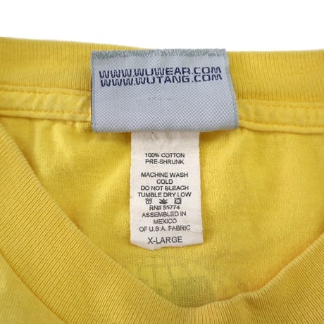 90's～00's WU WEAR "Worldwide Performance" Tシャツ XLサイズ