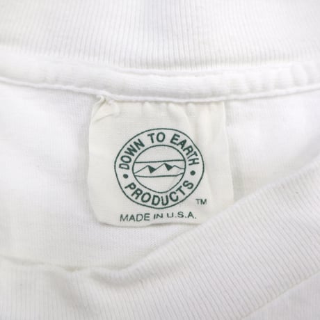 90's Down To Earth Products "Conservation International" 4面 プリント Tシャツ USA製