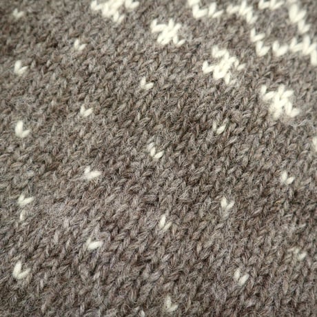 80's～ unknown "Birds Eye" Wool Sweater NEPAL製