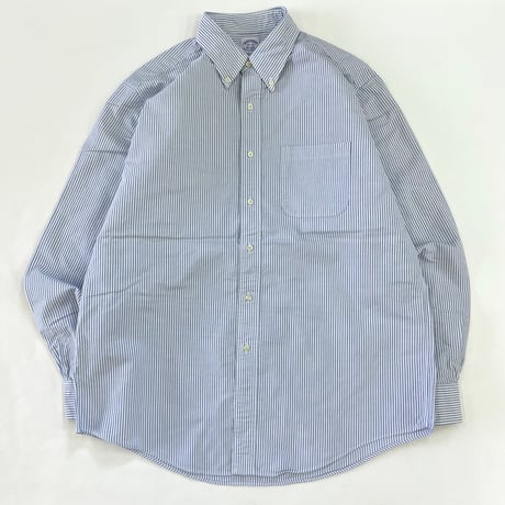 90's～ Brooks Brothers Oxford Stripe BD Shirt 16 1/2 USA製