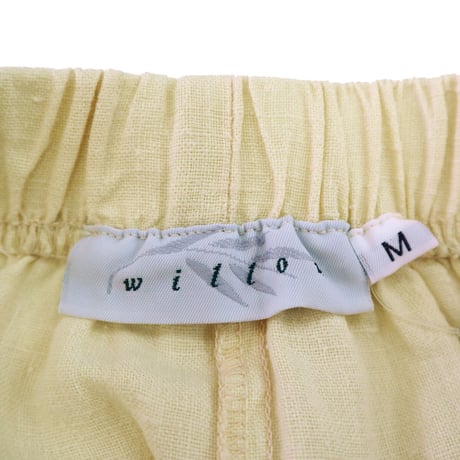 90's～ willow Linen Long Skirt USA製