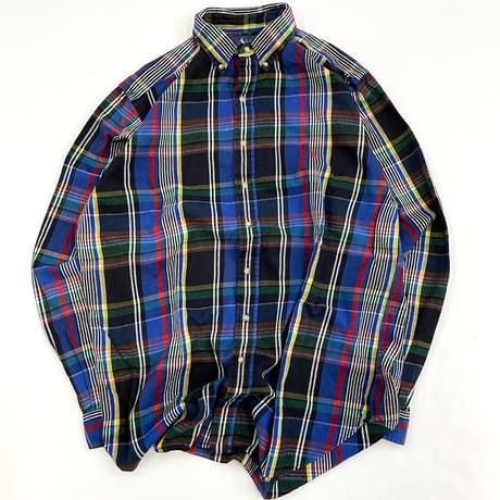 90's Ralph Lauren Flannel BD Shirt Lサイズ