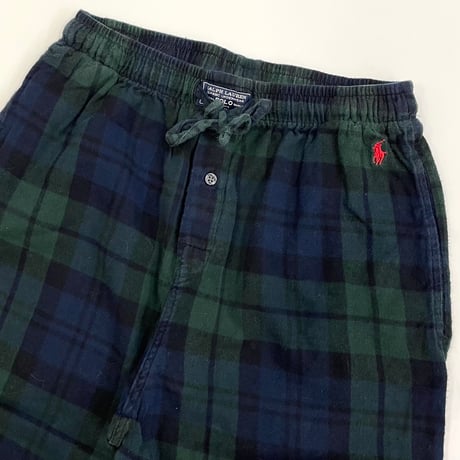 ～00's Polo Ralph Lauren "Black Watch" Pajama Pants Sサイズ