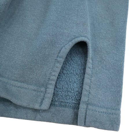 80's CHAMPION "珍ピオン" Vネック スウェット パーカー Smoke Blue XLサイズ USA製