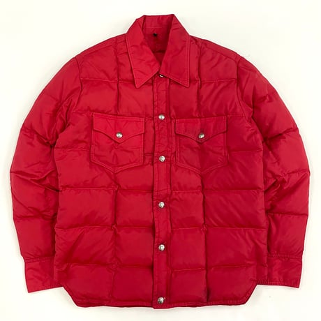 70's L.L. Bean "筆記体タグ" Goose Down Shirt Jacket Mサイズ