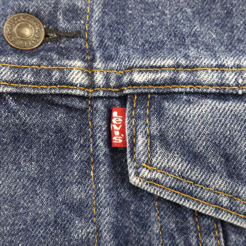 90's Levi's 70506-0217 Denim Trucker Jacket 42サ...