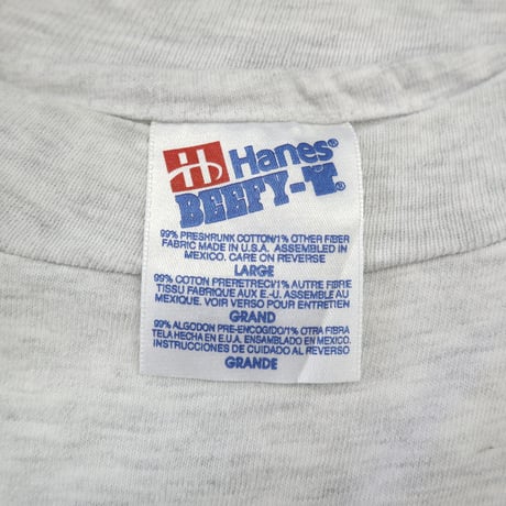 ～90's Hanes "sexydawnoh" 両面 プリント LS Tシャツ Lサイズ