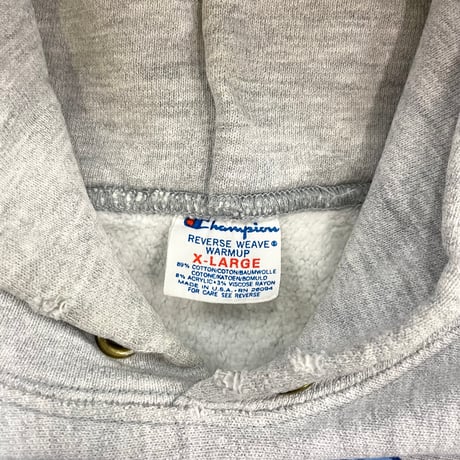 80's CHAMPION RW SWEAT PARKA "EBBETS～" "5段" XLサイズ USA製