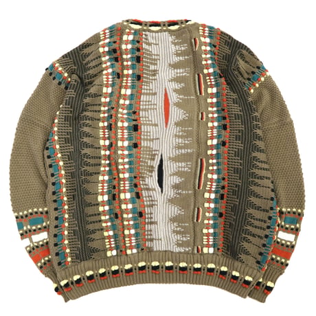 90's KALAROO "3D" Cotton Knit Sweater XLサイズ AUSTRALIA製