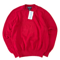 Deadstock 90's LANDS' END Cotton Sweater WMサイズ USA製