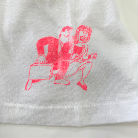 90's Hanes "Company Clash 93" 3面 プリント Pocket Tee XLサイズ USA製