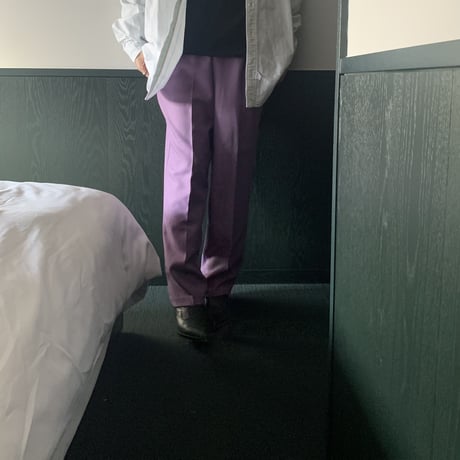 "Women's" Deadstock 90's～ Bon Worth イージー スラックス Lavender Mサイズ