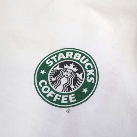 90's～00's unknown "STARBUCKS Las Vegas" "両面" Tシャツ