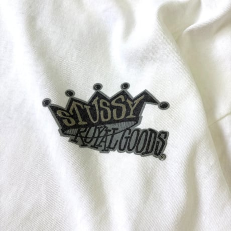 80's～90's OLD STUSSY 黒タグ "Royal Goods" "Tee Parka" Lサイズ USA製