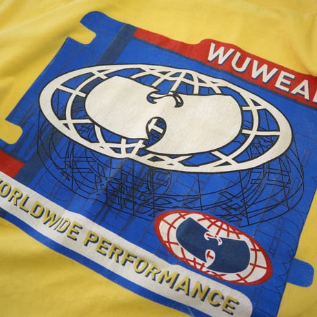 90's～00's WU WEAR "Worldwide Performance" Tシャツ XLサイズ
