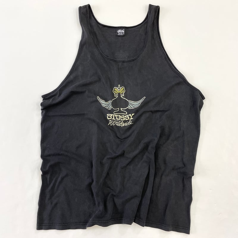 stussy ステューシー タンクトップ 8ボール 80s usa 黒タグ レア