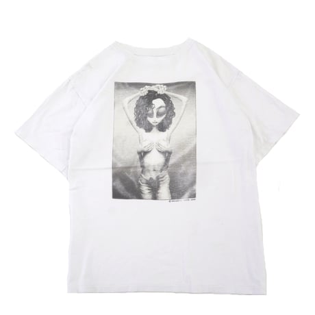 90's unknown "Janet Jackson ALIEN" パロディ プリント Tシャツ