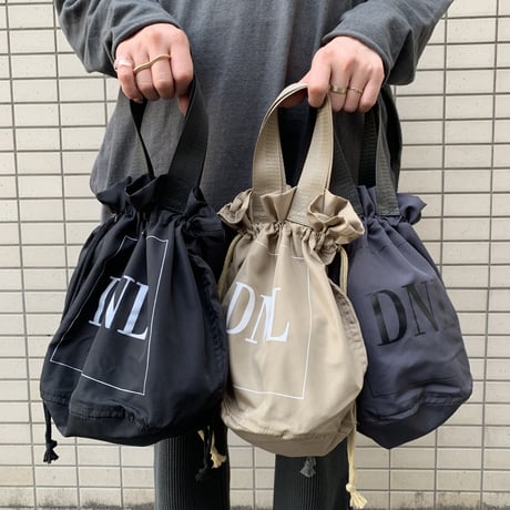 DNL Rip Stop Nylon Drawstring Bag