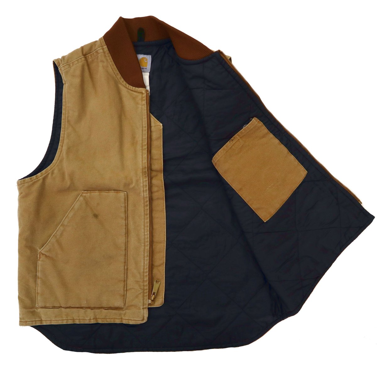 本命ギフト CARHARTT Fit ACTIVE VEST Mock-Neck x Sherpa-Lined Gem