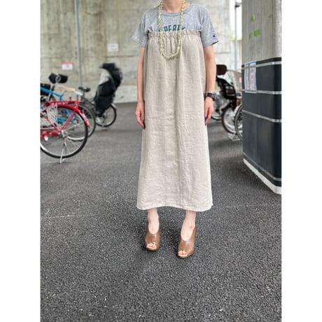 90's～ Jackies John Linen Long Skirt USA製