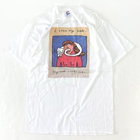 Fallett アートプリント Tシャツ スプレーアート ユーズド加工 プリントTシャツ / PlayStation