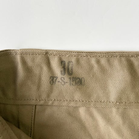 40's US ARMY Belted Chino Short Pants W30