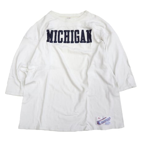 80's CHAMPION "MICHIGAN" Football Tee XLサイズ USA製