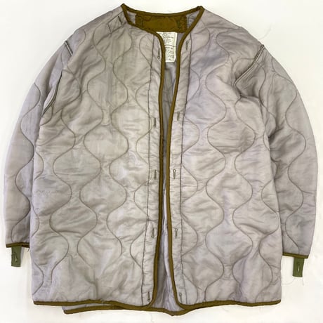 70's US ARMY M-65 Fishtail Jacket Liner "Over Dye" Mサイズ