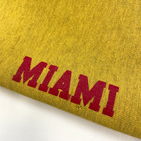 90's～ CHAMPION RW SWEAT "Over Dye" "MIAMI" 両面 プリント