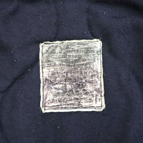 "Rare Size" 00's US NAVY "Stencil" Shipboard Jacket XLサイズ