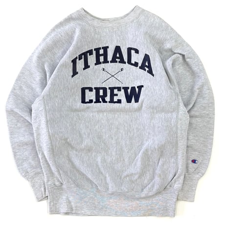 90's CHAMPION RW SWEAT "ITHACA CREW" "両面" XLサイズ USA製