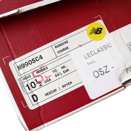 "Special" Deadstock New Balance "STUSSY" M990 SC4 28.5cm USA製