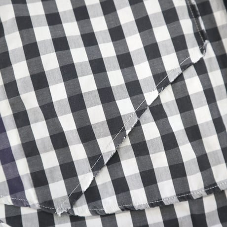 AD2000 COMME des GARCONS HOMME "切り替えギミック" ギンガム チェック シャツ