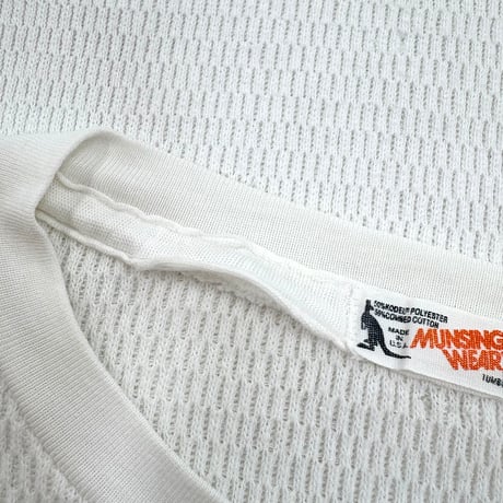 80's～ Munsingwear "Cotton × Poly" Thermal Sサイズ USA製