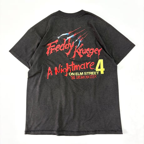 80's unknown "A Nightmare on Elm Street4" "両面" Tシャツ