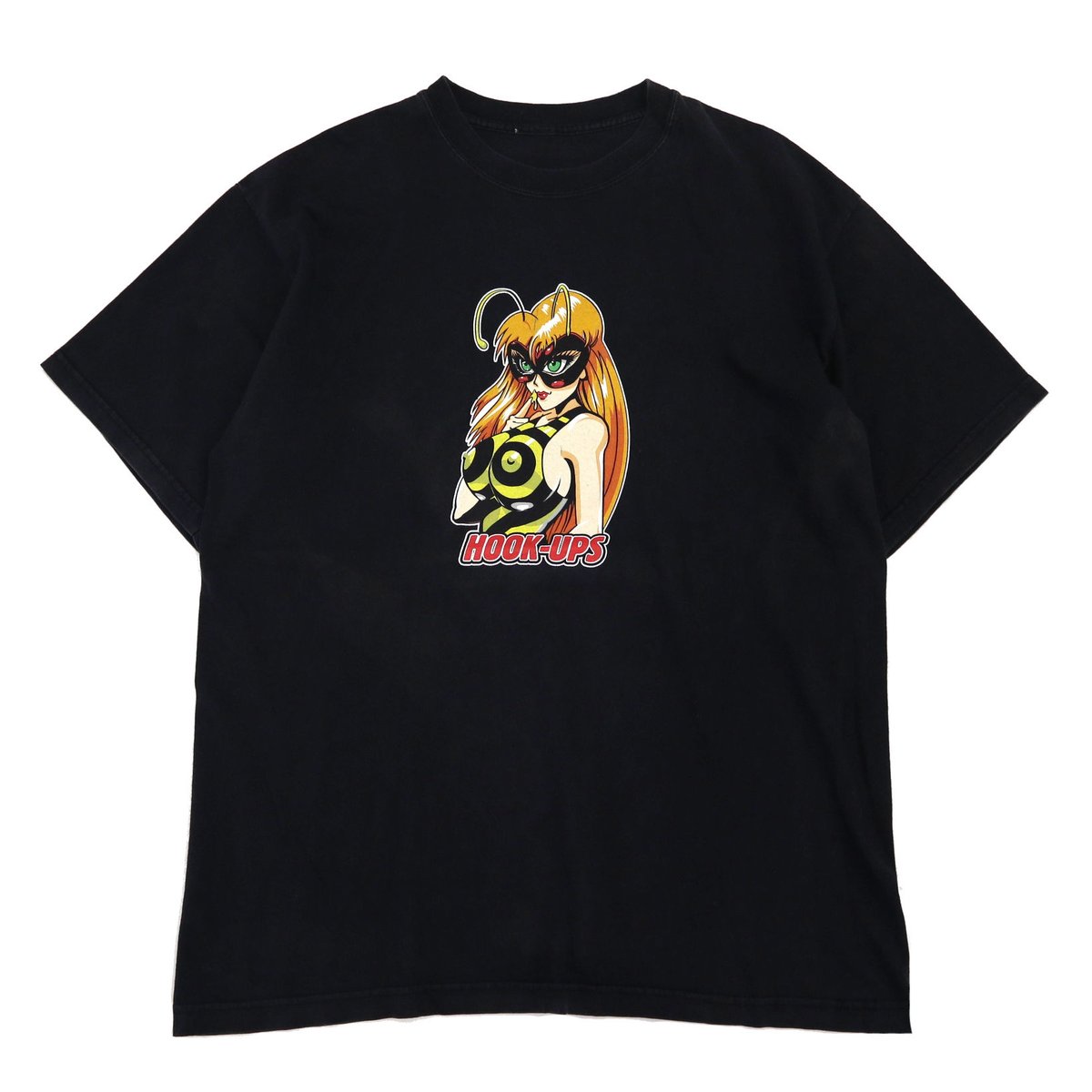 90s Hook Ups tシャツアニメレインLain