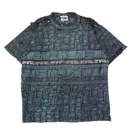 "boro" 80's VANS "OFF THE WALL" 総柄 プリント Tシャツ Lサイズ USA製