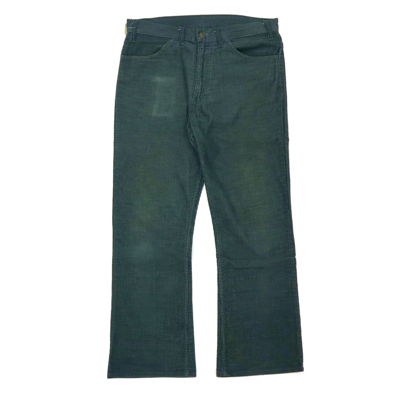 70's～80's Levi's 646 Corduroy Pants Mos Green W