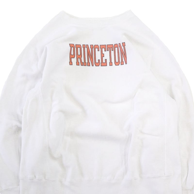 80s 両面染み込み princeton チャンピオン リバースウィーブ 80s USA製 Championチャンピオン PRINCETON 染み込みプリント