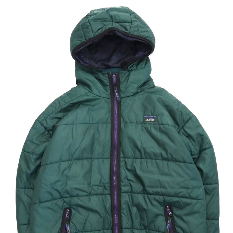 80's LL Bean PrimaLoft ナイロン ジャケット Green Lサイズ US...