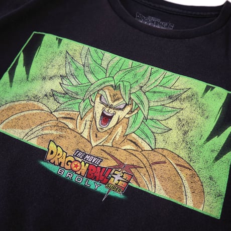 00's DRAGONBALL SUPER "Broly" 両面 プリント Tシャツ Lサイズ