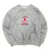 90's BW "Boston Red Sox" Embroidery Logo Sweat XLサイズ USA製