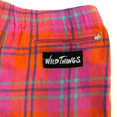 Wild Things Tartan Check Flannel Easy Pants Mサイズ