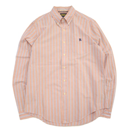 00's Ralph Lauren "RUGBY" Oxford Stripe BD Shirt Lサイズ