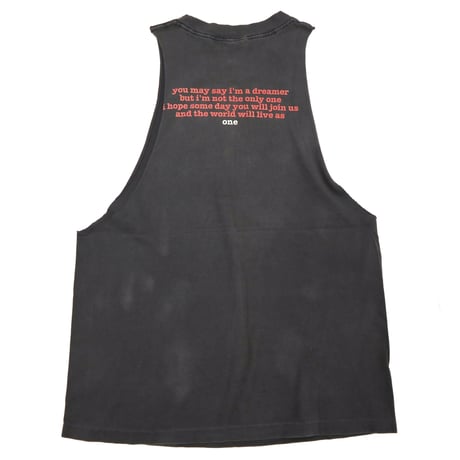 90's Winterland "John Lennon" 両面 プリント カットオフ Tシャツ Lサイズ USA製