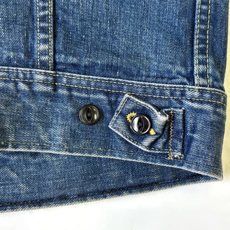 70's Lee "All Yellow Stitch" "220-J" Denim Jacket USA製 (fits 46)