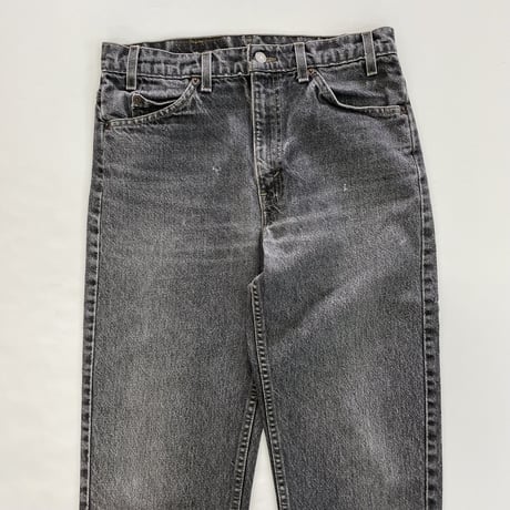 90's Levi's 505 "先染め" Black Denim Pants W33 USA製