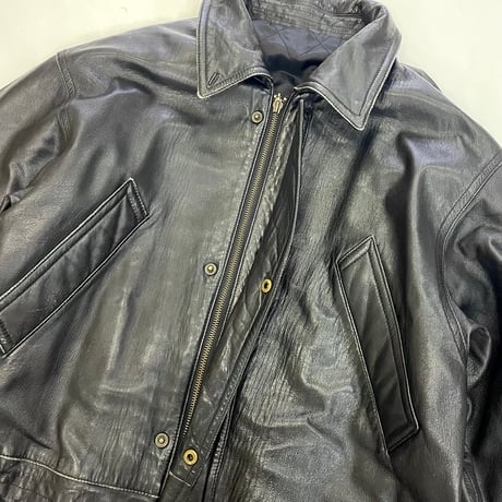 90's～ JUN MEN Sheep Leather Half Coat